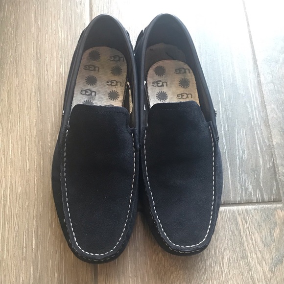 UGG Men’s Navy Bel Air Venetian Loafers SZ 7.5 - Picture 2 of 7